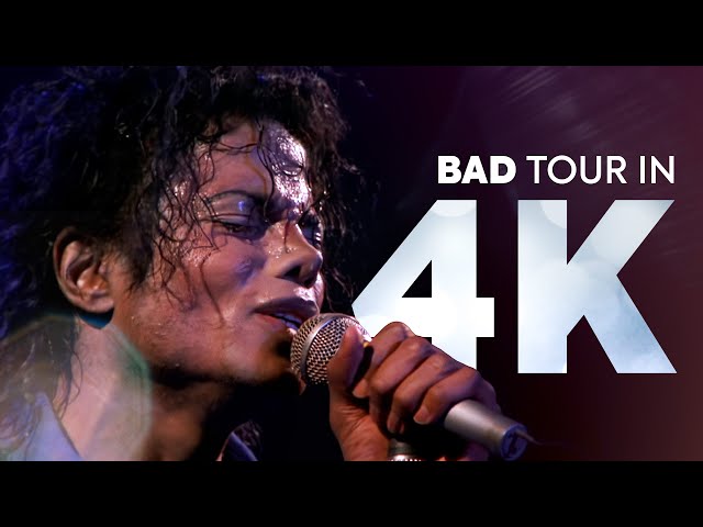 Michael Jackson | BAD TOUR 4K