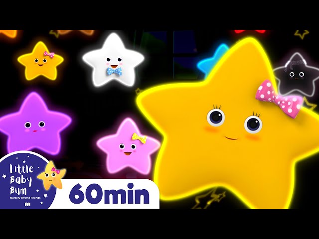 Twinkle Twinkle Little Star Learning Colors! +More Nursery Rhymes and Kids Songs | Little Baby Bum