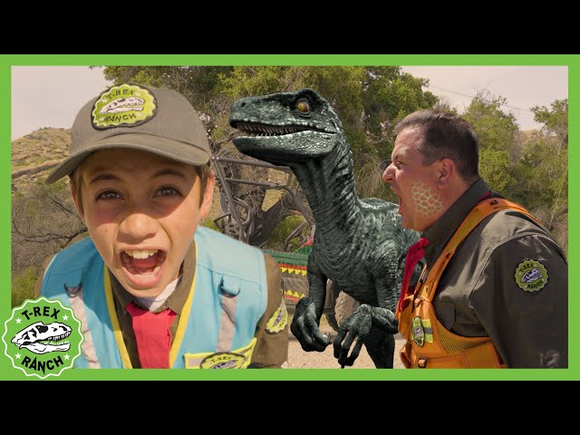 Park Ranger Turns Into a DINOSAUR! | T-Rex Ranch Dinosaur Videos