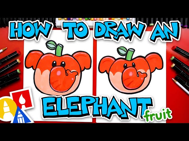 How To Draw An Elephant Fruit From Super Mario Wonder