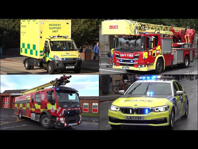 Fire Trucks, Police Cars and Ambulances Responding - BEST OF 2020