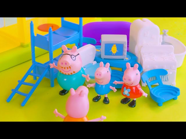 Peppa Pig Learns About Furniture! Toy Videos For Toddlers and Kids