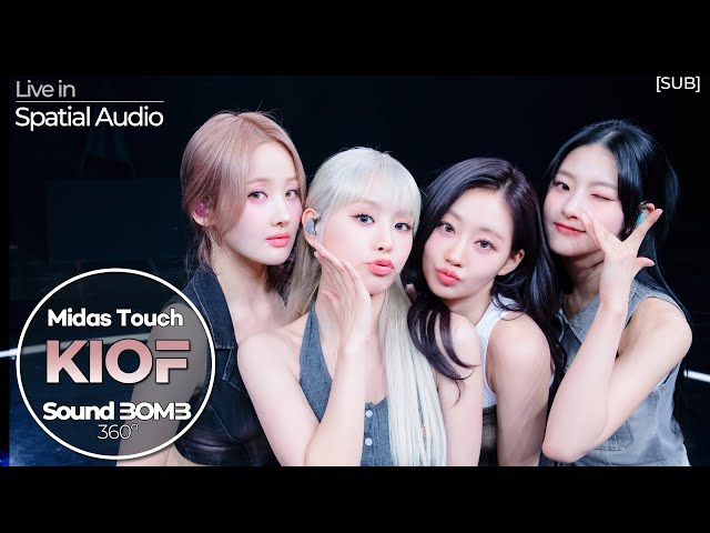 [SoundBOMB360˚] KISS OF LIFE(키스오브라이프) - Midas Touch｜공간음향 4K LIVE '싸운드밤 삼육공'｜Spatial Audio 4K LIVE