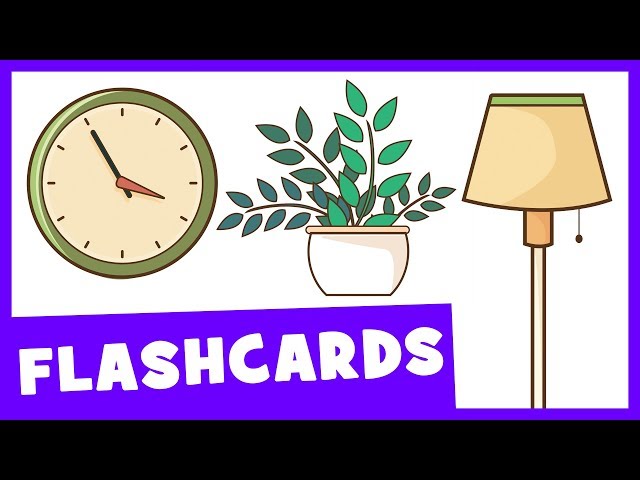 Learn Living Room Vocabulary | Talking Flashcards