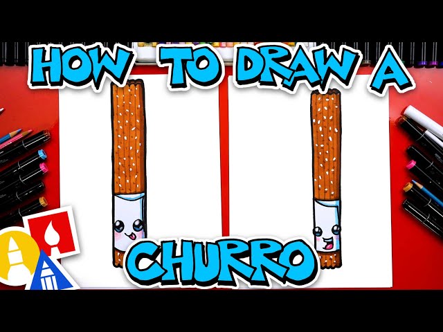 How To Draw A Funny Churro