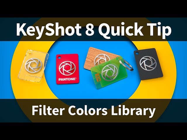 KeyShot 8 Quick Tip: Filter Colors Library