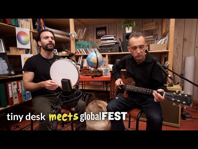 Justin Adams and Mauro Durante: Tiny Desk Meets globalFEST 2023