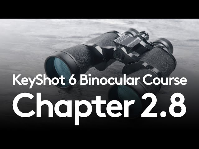 KeyShot 6 Binocular Course / Chapter 2.8 / Hard Shiny Plastic