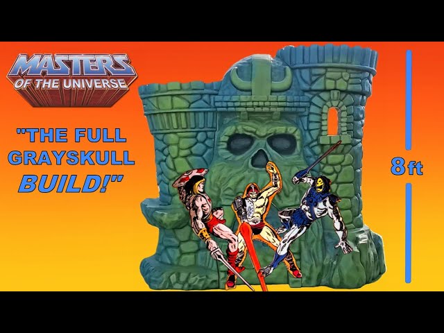 Real Life CASTLE GRAYSKULL TOY PLAYSET! - Masters of the Universe Build (Pt.18)