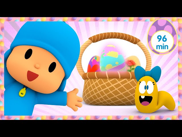 🔍 POCOYO in ENGLISH - Hunting for Easter Eggs [96 min] | Full Episodes |VIDEOS and CARTOONS for KIDS