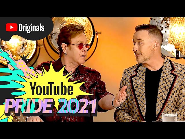 Elton John & David Furnish Discuss The Elton John AIDS Foundation | YouTube Pride 2021