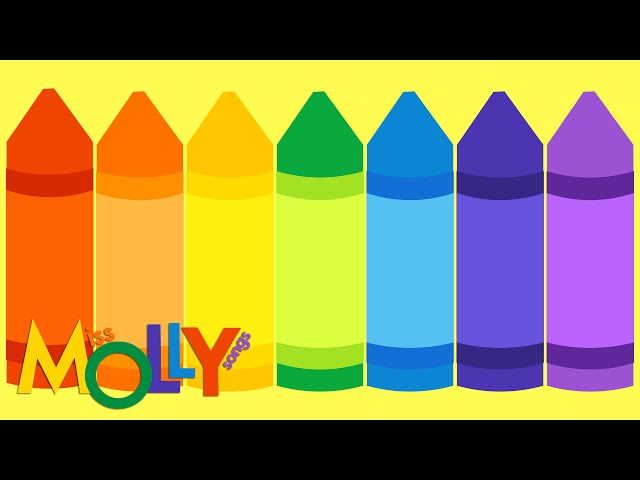 Colors! A Song About the Colors of the Rainbow | Miss Molly Sing Along Songs