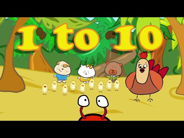 Counting 1-10 Song | Number Songs for Children | The Singing Walrus