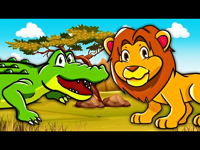 Safari Animal Songs! | Wild Animal Sound Songs for Kids | COMPILATION | Kids Learning Videos