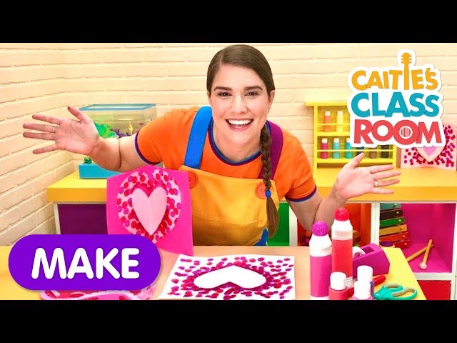 Let's Make A Valentine's Day Card | Caitie's Classroom | Valentines' Day Crafts For Kids