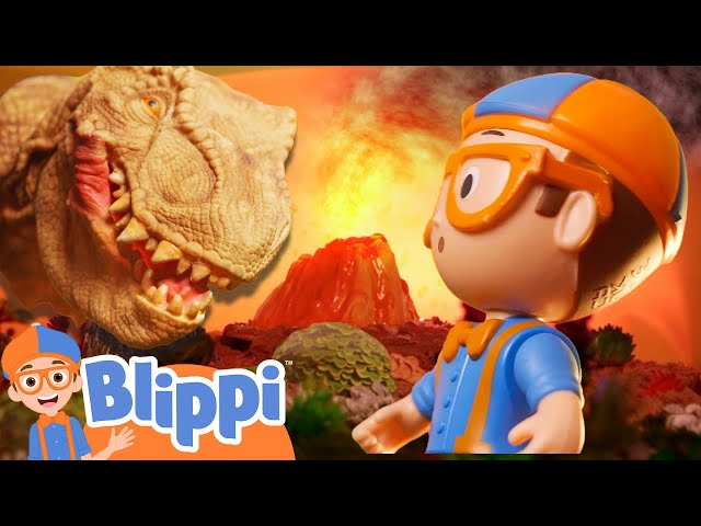 Dinosaur Song with Toy Blippi! 🦖 | Blippi Songs 🎶| Educational Songs For Kids