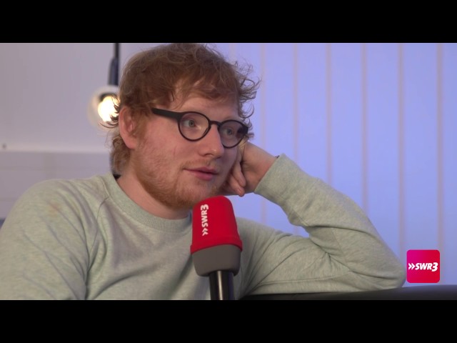 Betrunken unterm Tisch und irische Jamsession - Ed Sheeran im SWR3 Interview
