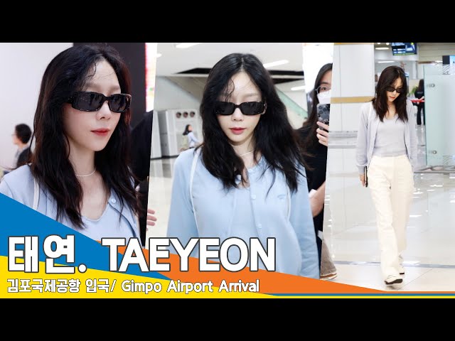 [4K] TAEYEON, ‘Simple but pretty’ ✈️ Airport Arrival 24.5.13 Newsen