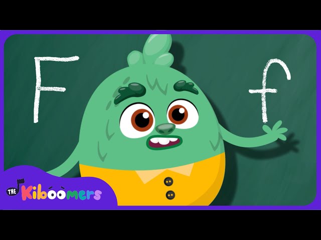 Letter F Song - THE KIBOOMERS Preschool Phonics Sounds - Uppercase & Lowercase Letters