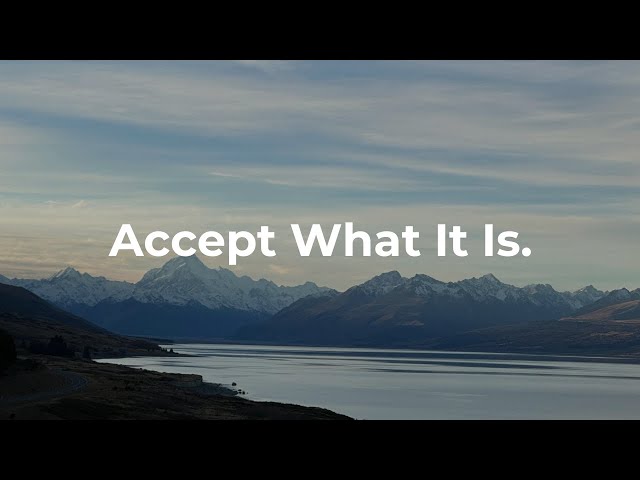 What If We Truly Accepted Ourselves, Flaws and All?