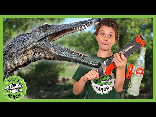 Mystery Dinosaur Puzzle | Message in a Bottle | T-Rex Ranch Dinosaur Videos