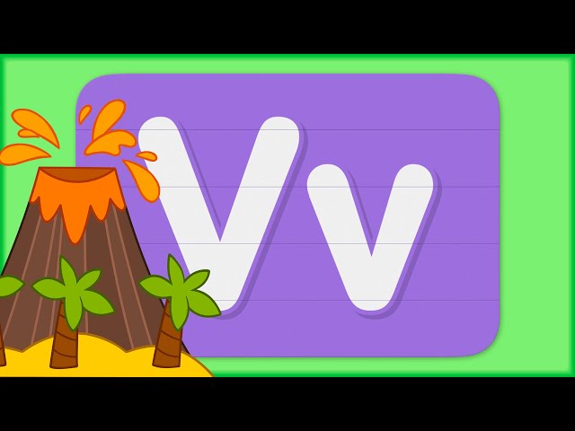 Words that start with the Letter V | Turn & Learn ABCs