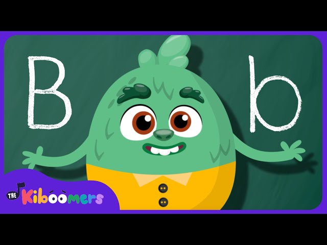 Letter B Song - THE KIBOOMERS Preschool Phonics Sounds - Uppercase & Lowercase Letters