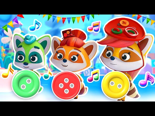 Sing with Rockoons! The Buttons song for babies. Nursery rhymes & animation for kids. Songs for kids