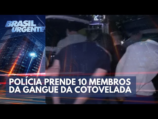 Polícia prende 10 membros da Gangue da Cotovelada em SP  | Brasil Urgente