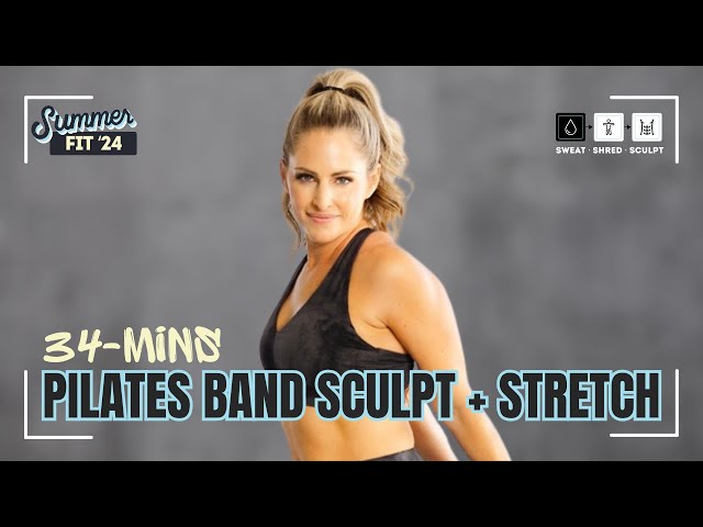 Get Sculpted In 34 Minutes With This Pilates Band Workout! - SWEAT 2024 DAY 9