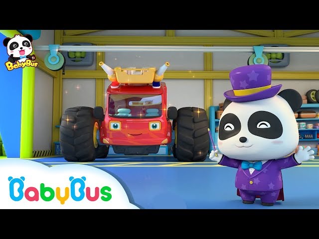 Surprise!  Monster Cars | Kids Songs | Nursery Rhymes | Kids Cartoon | BabyBus