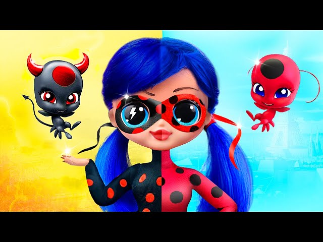 Ladybug Became a Villain? 32 LOL OMG DIYS