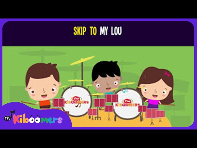 Skip To My Lou Lyric Video - The Kiboomers Preschool Songs & Nursery Rhymes for Circle Time