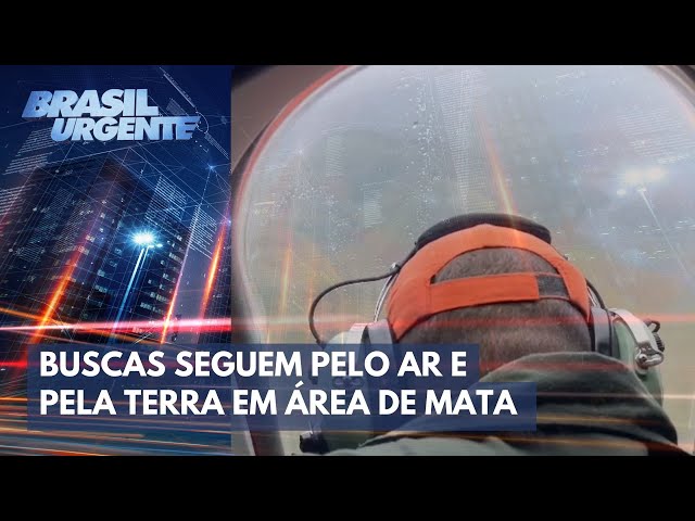 Capitão dos Bombeiros comenta buscas por helicóptero desaparecido | Brasil Urgente