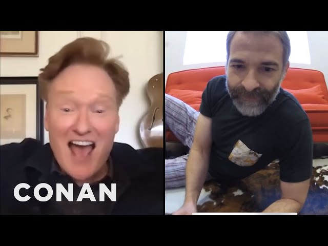 Conan Checks In With Jordan Via An Interactive Pet Camera | CONAN on TBS