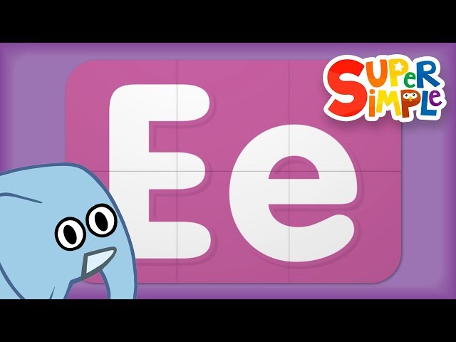Alphabet Surprise | Turn & Learn ABCs | Learn Letter E
