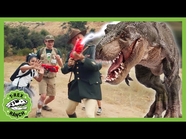 NEW! Park Ranger Bill Song - Save us from the dinosaurs! T-Rex Ranch Dinosaur Videos