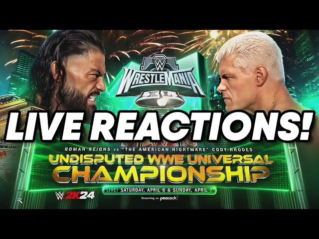 WWE WRESTLEMANIA XL NIGHT TWO LIVE REACTIONS! | WrestleTalk