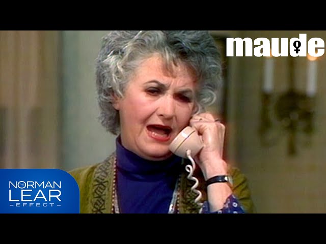 Maude | Maude Receives A Threatening Call | The Norman Lear Effect