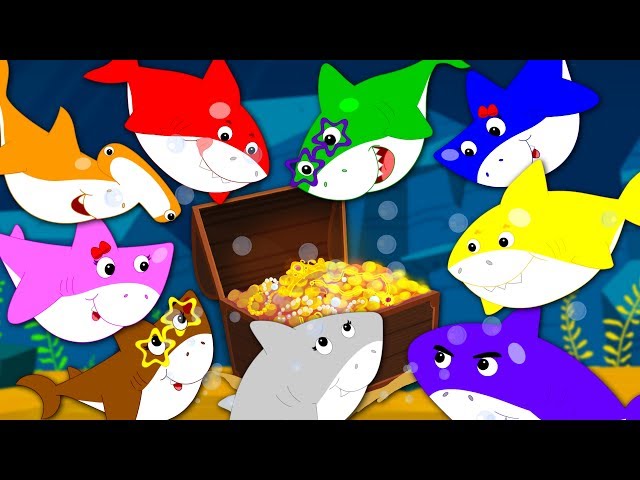 Learn Colors | Shark Song | Colors Song | Preschool Nursery Rhymes