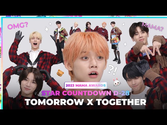 [#2023MAMA] STAR COUNTDOWN D-28 by TOMORROW X TOGETHER