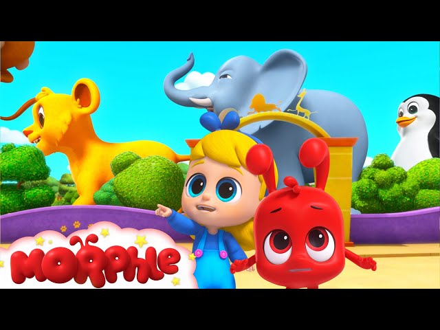 Super Giant Zoo Animals - Morphle and Mila Adventure | Cartoons for Kids | My Magic Pet Morphle