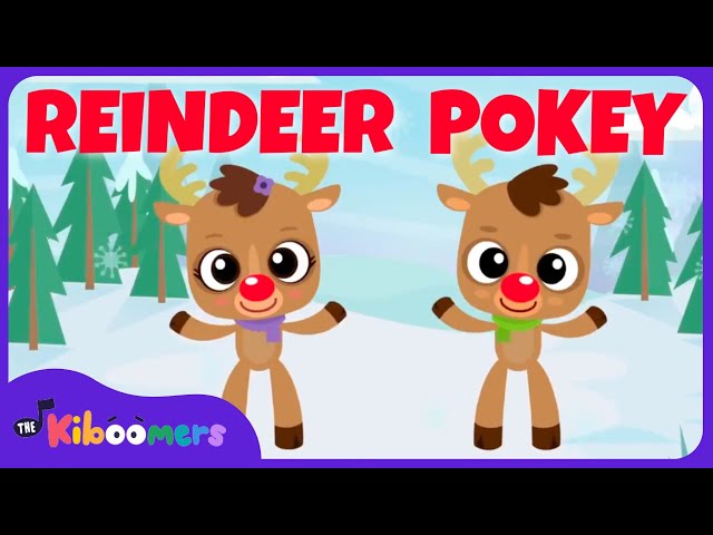 Reindeer Hokey Pokey Dance - The Kiboomers Preschool Songs for Christmas