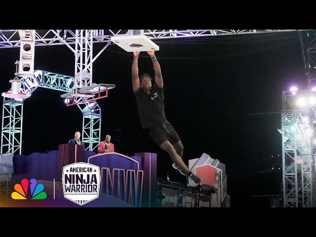 Fifteen-Year-Old Nacssa Garemore Struggles and Triumphs on Stage 1 | American Ninja Warrior | NBC