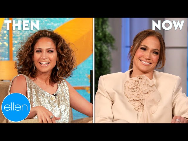Then and Now: Jennifer Lopez's First and Last Appearances on 'The Ellen Show'