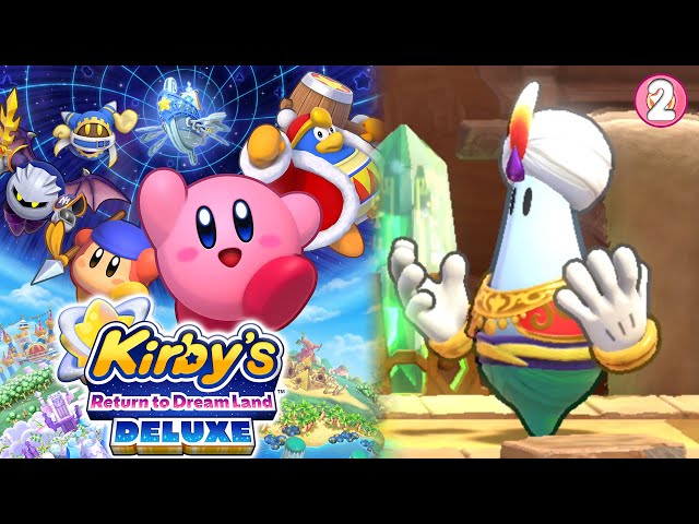 THE NEW SAND ABILITY IS ACTUALLY BUSTED!!! Kirby's Return To Dream Land Deluxe Walkthrough Part 2
