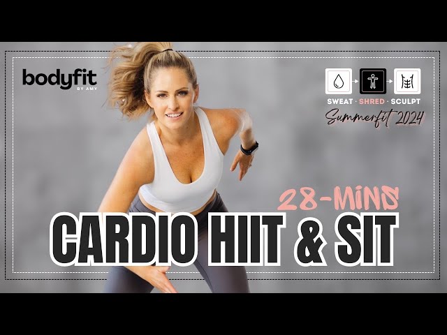 28-Minute Cardio HIIT & SIT(Sprint Interval Training): Power Up Your Fitness - SHRED DAY 17