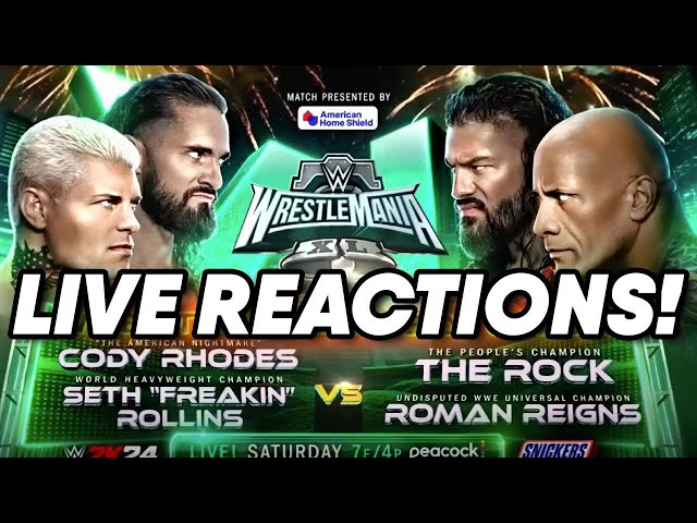 WWE WRESTLEMANIA XL NIGHT ONE LIVE REACTIONS! | WrestleTalk