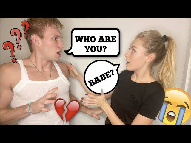 I LOST MY MEMORY PRANK ON GIRLFRIEND!! *WITH CONCUSSION*