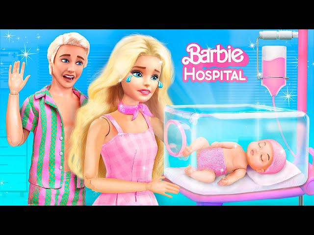 Barbie in the Hospital / 28 Dolls Hacks and Crafts